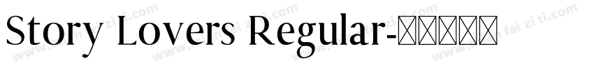 Story Lovers Regular字体转换
